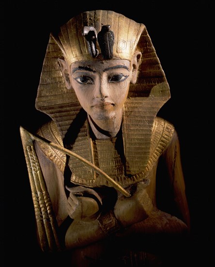 One of the many shabti from the tomb of Tutankhamun