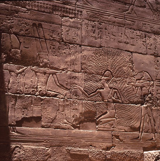 Relief from the Great Hypostyle hall, South wall, east side