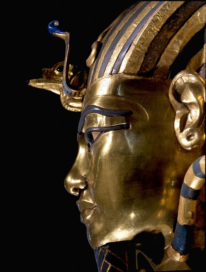 The mask of Tutankhamun