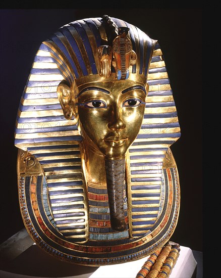 The mask of Tutankhamun