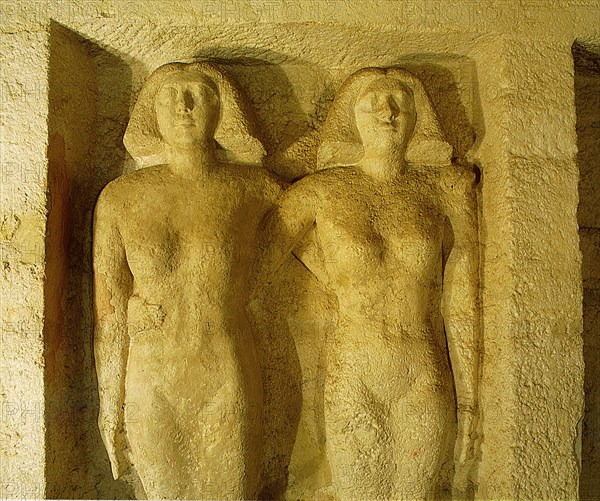 The tomb at Giza of Meresankh, one of the queens of Khephren