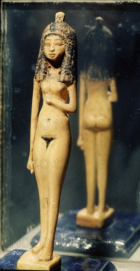 Statuette of a young concubine from the harem of King Amenhotep III