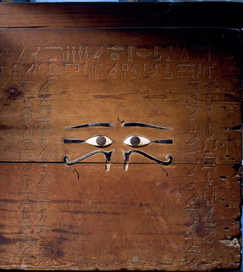 Detail from the sarcophagus of Ibu, a local governor (nomarch)