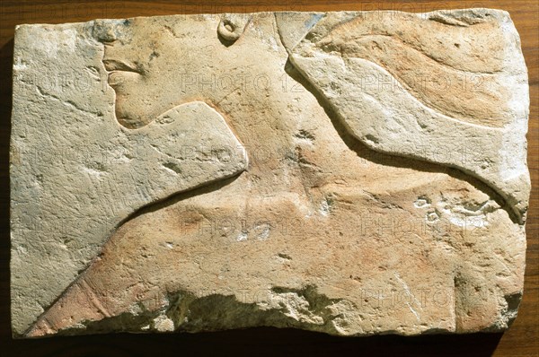 A fragment of a relief