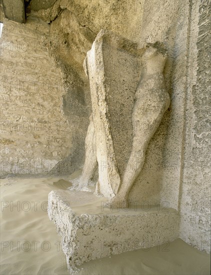 The boundary stele of Akhenaten, marked Stele A by Finders Petrie, it was erected to mark the inclusion of the area to Akhenatens new capital Amarna