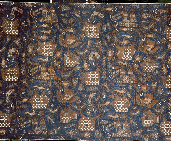 Detail of a batik kain