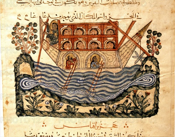 Miniature from a copy of Kitab al hashaish, a translation of Dioscoridess De Materia Medica