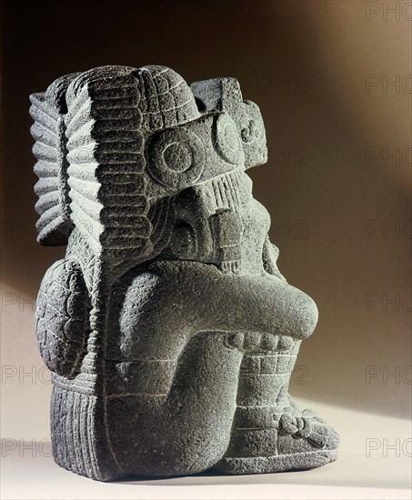 The Two Lord, Ometecuhtli who was both male and female and the supreme creative deity in the Aztec Pantheon