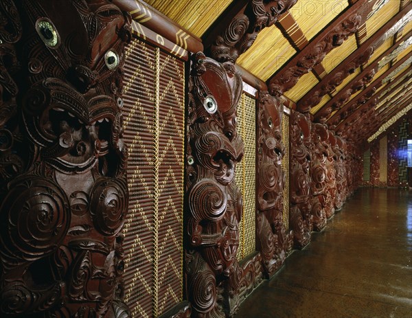 Te Hau Ki Turanga meeting house, built by the Ngati Kaipoho tribe in 1842