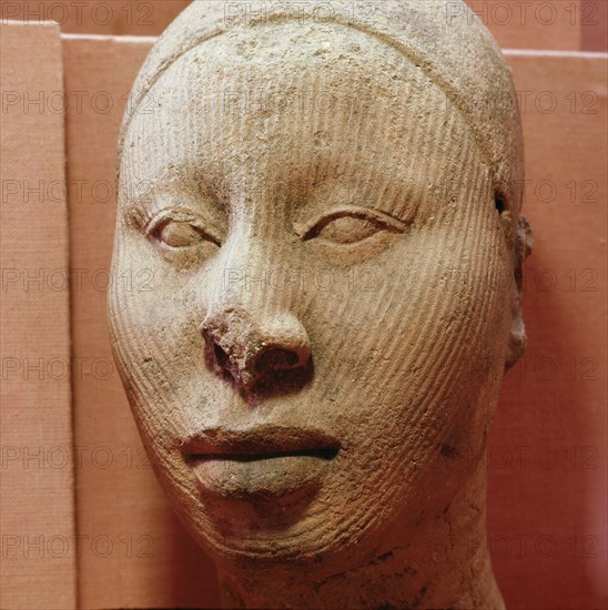 A terracotta Ife head