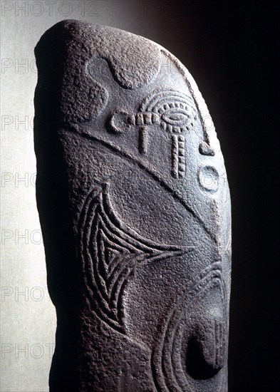 Clusters of these stones are located on the sites of abandoned villages in the Nnam area of the Cross River valley in Eastern Nigeria