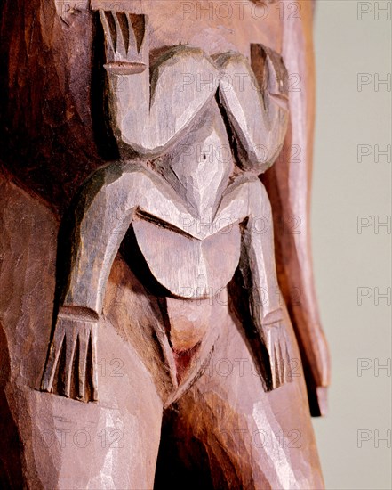 Carved figure of Sea Mother