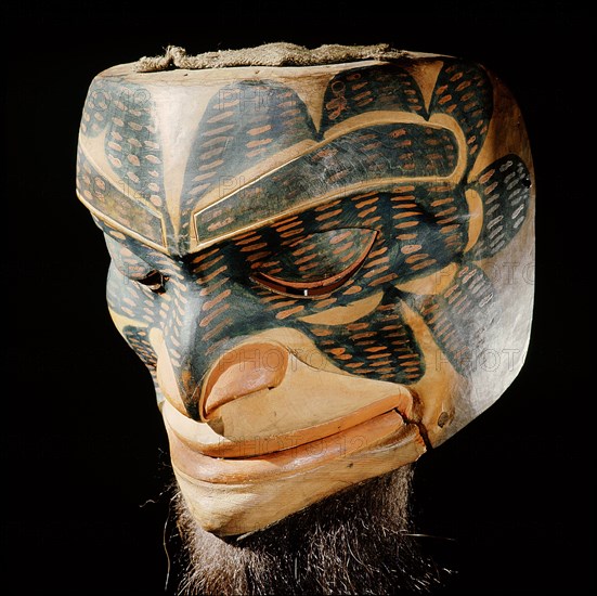 Mask used in the Naxnox dance series which involved the dramatisation of a name