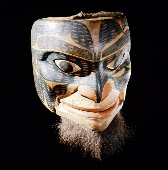 Mask used in the Naxnox dance series which involved the dramatisation of a name