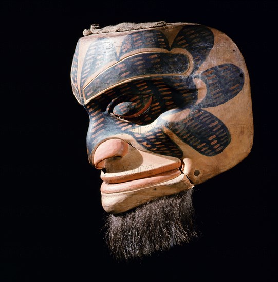 Mask used in the Naxnox dance series which involved the dramatisation of a name