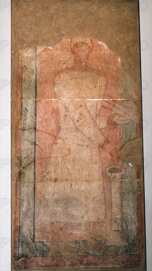 The Fresco of Conon from Dura Europos, a temple dedicated in AD 70 to the Palmyrene gods