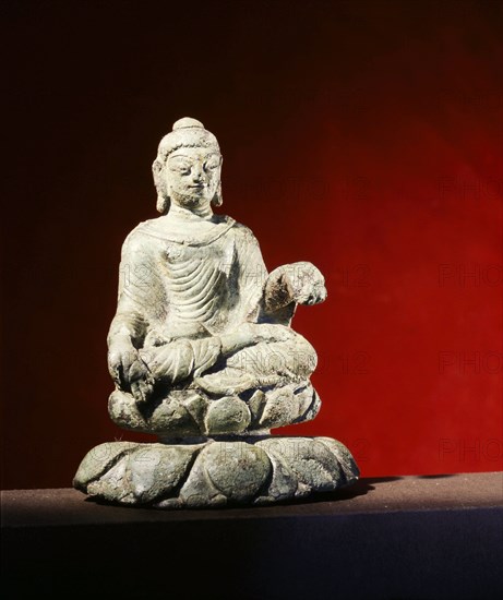 Figure of a Buddha from northern India