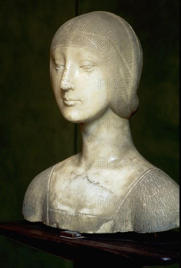 Bust depicting a noble woman by Francesco Laurana (1430   1502)