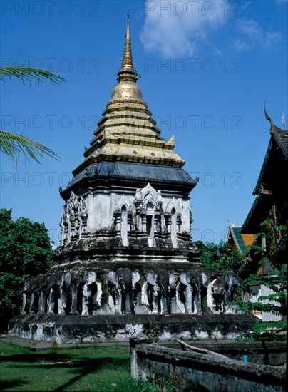 Wat Chinag Man, the oldest temple in Chiang Mai