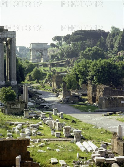 The Roman Forum, looking east