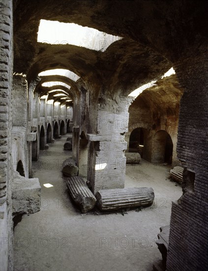 The substructure of the amphitheatre at Pozzuoli