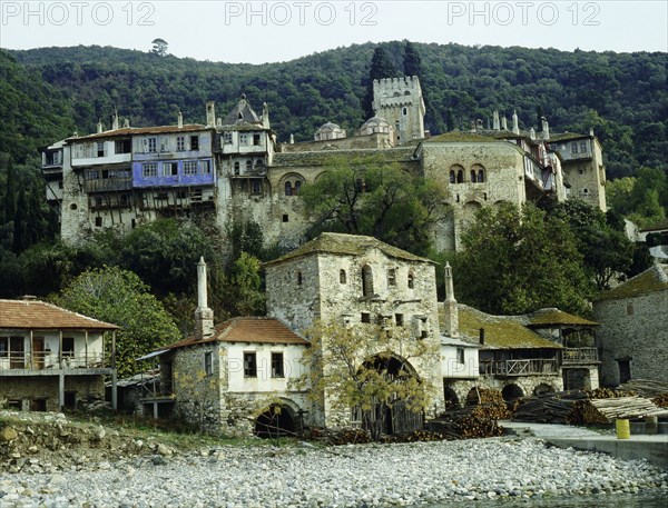 The monastery of Dochiariou, Mount Athos