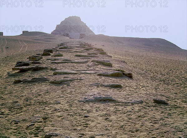 The slipway leading to Sahure's pyramid, Abusir