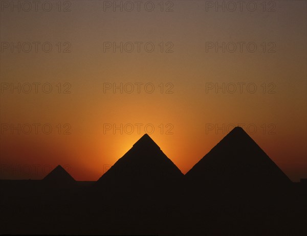 The pyramids at Giza