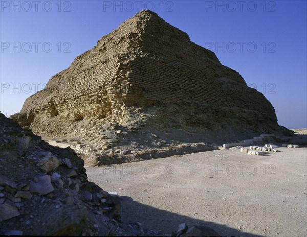 The step pyramid of Zoser