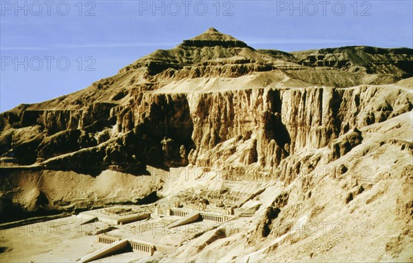 The funerary temple of Queen Hatshepsut at Deir el-Bahari