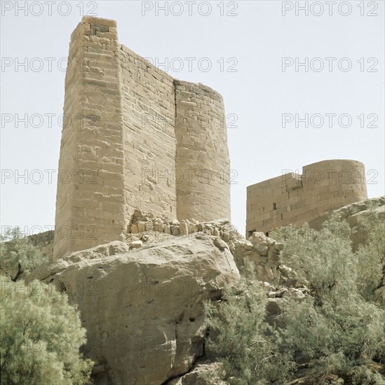 Ruins of the ancient dam at Ma'rib