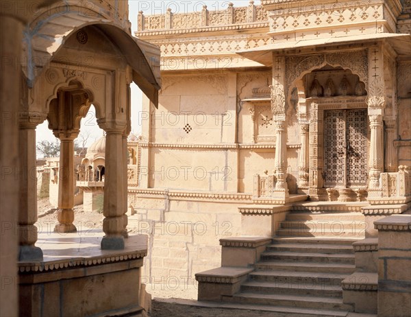 Jaisalmer, a town which for centuries commanded a strategic position on the camel train route from central Asia to India