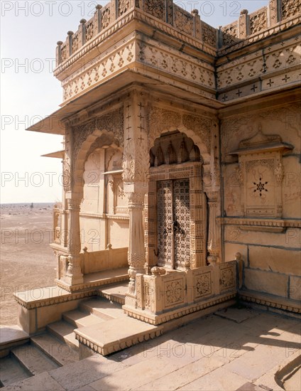 Jaisalmer, a town which for centuries commanded a strategic position on the camel train route from central Asia to India