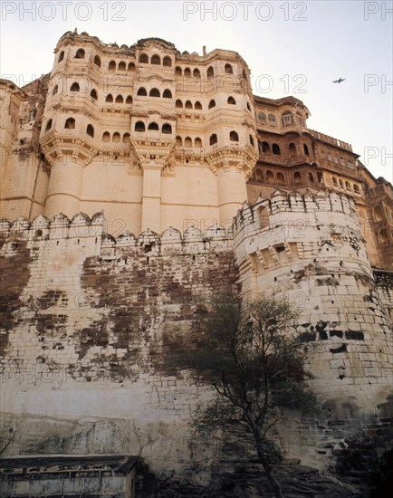 The city of Jodhpur, Rajasthan founded in 1459 by Rao Jodha, a Rajput chief