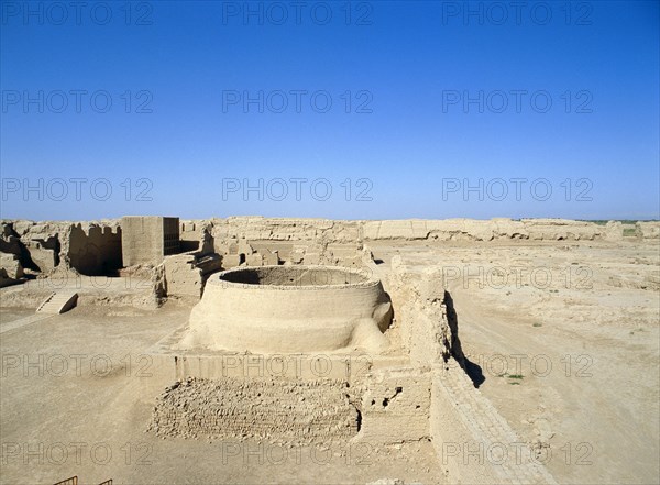 Ruins of the ancient Tang city of Gaochang, an outlying command and staging post on the Silk Road