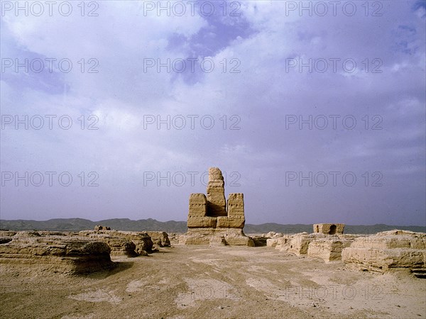 The ruins of Jiaohe City