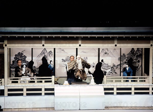 Bunraku performance