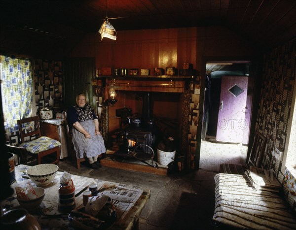 Croft interior, Flotta