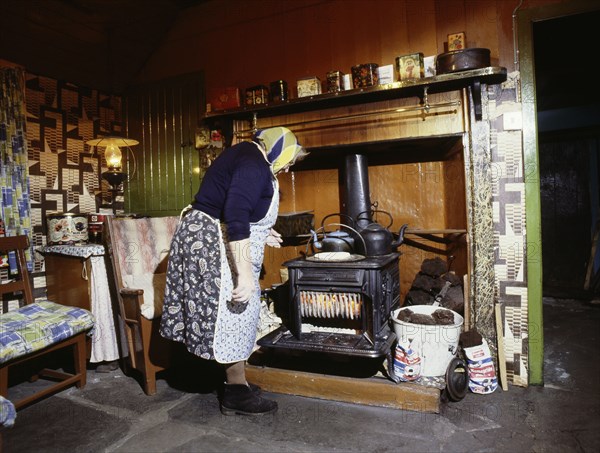 Croft interior, Flotta