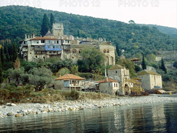 The monastery of Dochiariou, Mount Athos