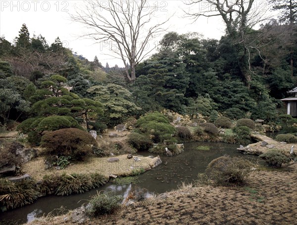 The garden of Kencho-ji, one of the most important and authentic gardens in Kamakura