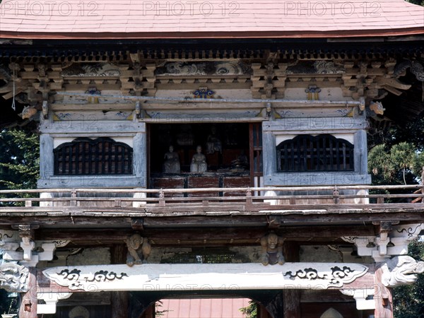 Ungan-ji, a Zen Buddhist temple built  in 1450  by Shiraira  Sanamo Ske Morimoto, ruler of the Shiraira division of Kakunodate