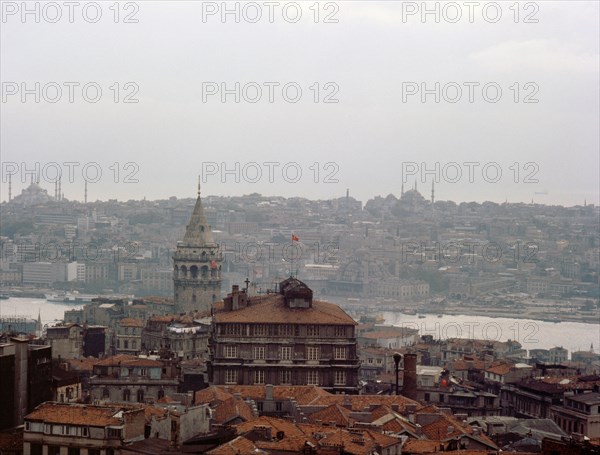 Islamic minarets and domes are prominent features of the skyline of Istanbul, the city founded by Constantine