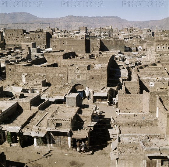 The ancient market in the old city at San'a