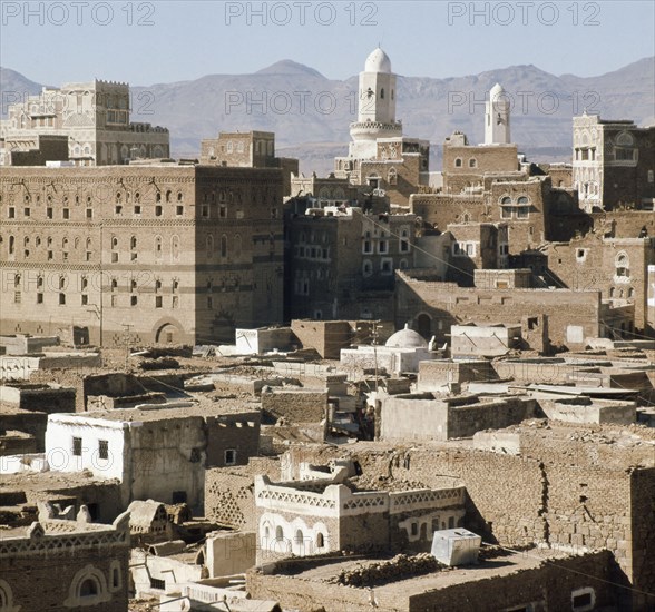 The ancient market in the old city at San'a