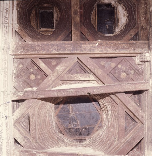 The doorway of an old multi-storeyed house in San'a