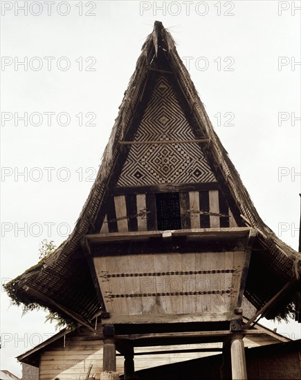 The small house-shaped structure is a bone house or geriten