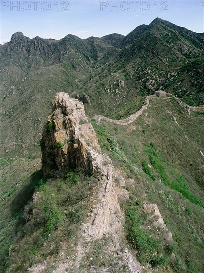 The Great Wall - an outpost in the Badaling range