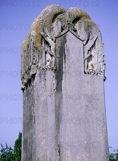 The joint tomb of Emperor Gao Zong and Empress Wu at the Tang imperial burial grounds at Qianling near Xian