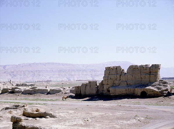 Ruins of the ancient Tang city of Gaochang, an outlying command and staging post on the Silk Road